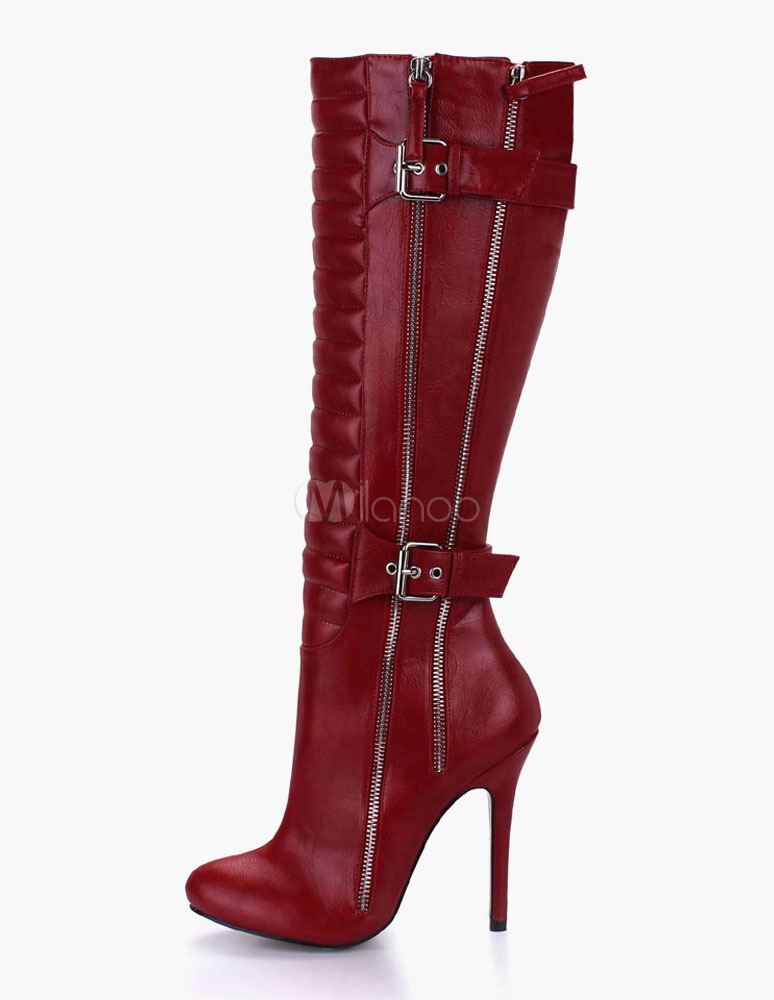 pointed toe stiletto boots