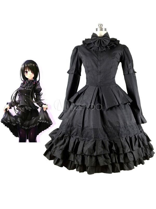 Date A Live Tokisaki Kurumi Cosplay Costume Gothic Lolita Dress steampunk buy now online
