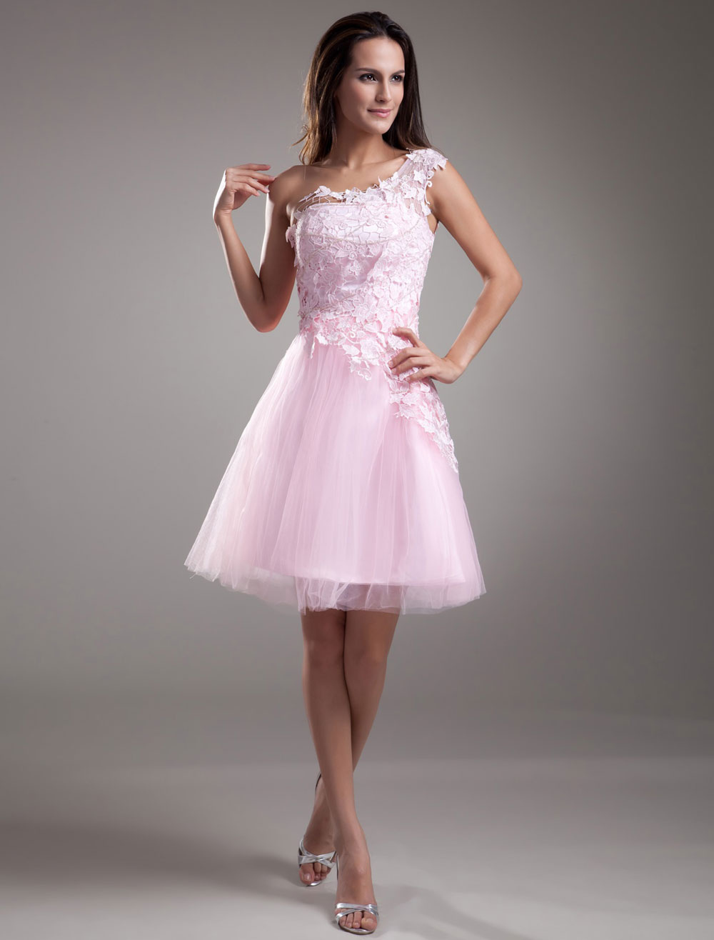 Abito cocktail in pizzo carbonara Abito cocktail in pizzo carbonara