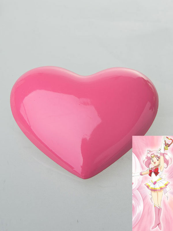 Sailor Chibi Moon Small Lady Chibiusa Cosplay Pink Brooch (Costumes Cosplay Props) photo