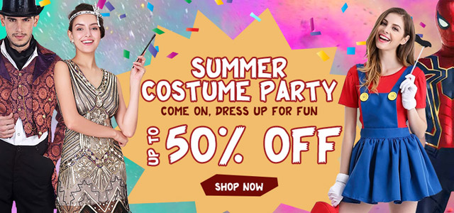 Summer costume party up to 50% OFF