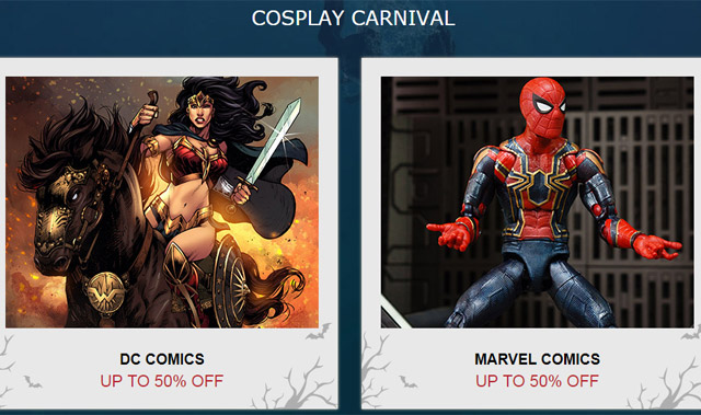 Cosplay carnival dc comics