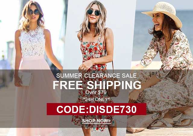 SUMMER CLEARANCE SALE FREE SHIPPING For Orders Over $79 CODE:DISDE730 SHOP NOW