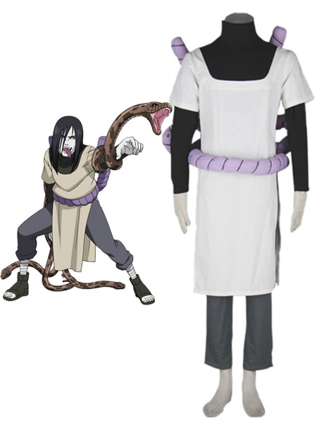 

Naruto Orojimaru 1th 65% Cotton 35% Polyester Cosplay Costume, White