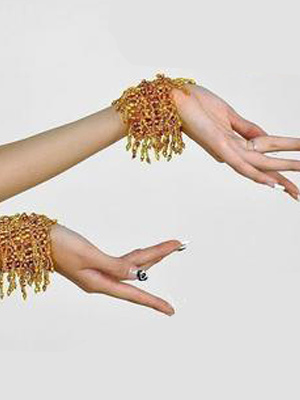 Image of Carnevale Bracciali Belly Dance Costume Oro Bollywood Dance Jewellery Halloween