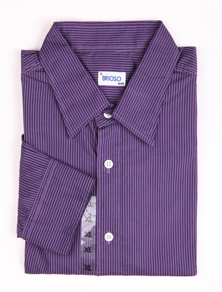 

Casual Purple 100% Cotton Mens Long Sleeves Shirt