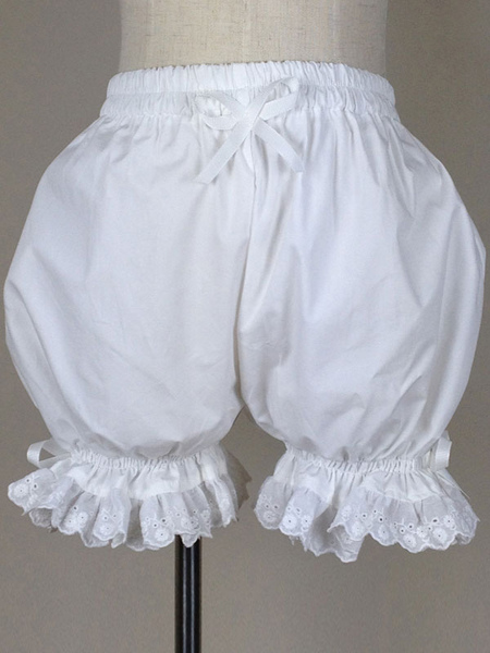 Image of Dolce Lolita Bloomers Lace Trim archi Plus Size cotone zucca Bloomers