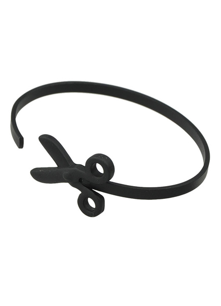

Women's Cuff Bracelet Metal Detail Alloy Open Hinge Bracelet, Blond;silver;brownish black;black