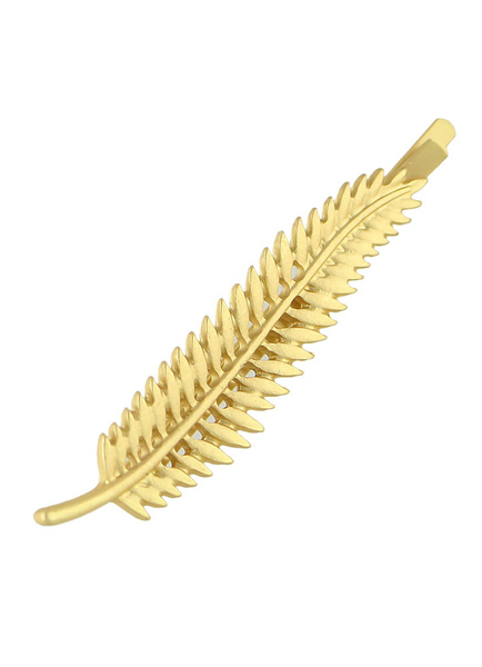 

Gold Leaf Hair Clip Women's Alloy Hair Accessories, Blond