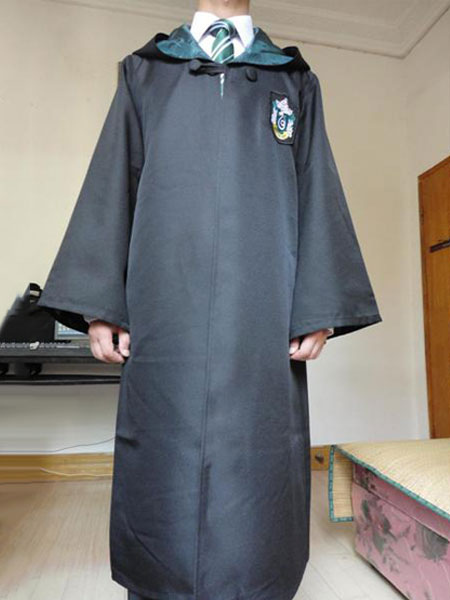 Milanoo Harry Potter Costume Slytherin Robe Halloween Cosplay Costume Outfit On Milanoo Fandom Shop - obito robe roblox