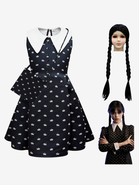 Image of I costumi cosplay per bambini del mercoledì della famiglia Addams TV Cosplay