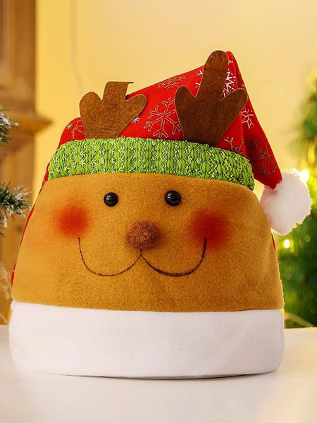 Image of Cappello unisex con renna natalizia in fibra per accessori natalizi