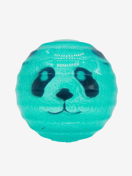 Image of Forniture per animali domestici Giocattolo sonoro con palla masticabile educativa per cani in poliestere blu