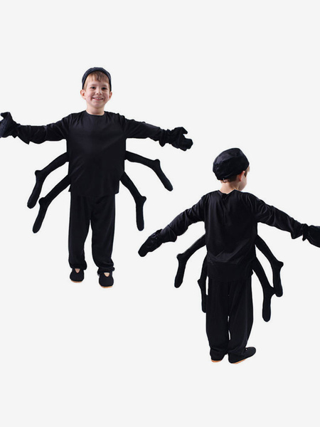 Image of Costumi di Halloween per bambini Pantaloni neri in fibra di poliestere per bambini in poliestere