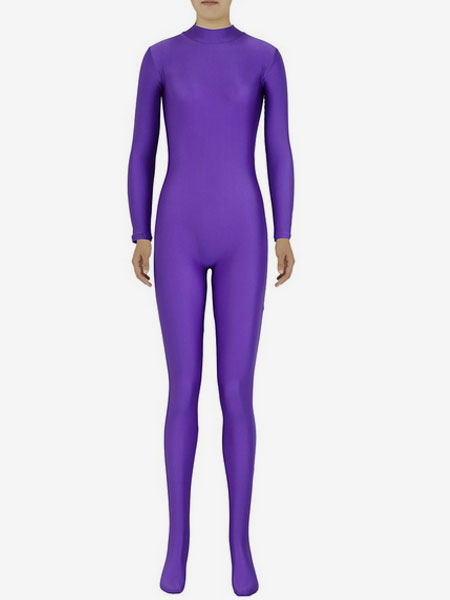 Image of Royal Purple Zentai tuta Spandex Sexy per le donne