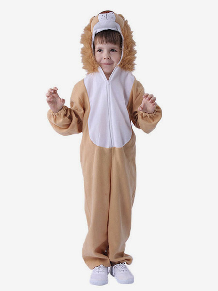 Image of Tutina Kigurumi Pigiama per bambini Poliestere Poliestere Halloween Holiday Lion Costume