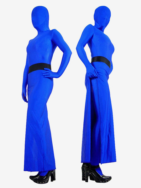 Image of Carnevale Blue Unisex Lycra Spandex Zentai vestito in stile Gonna Halloween