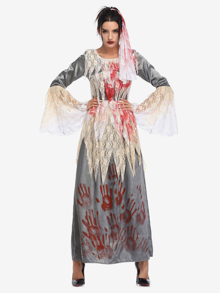 Image of Costume da vampiro da donna in pizzo per feste