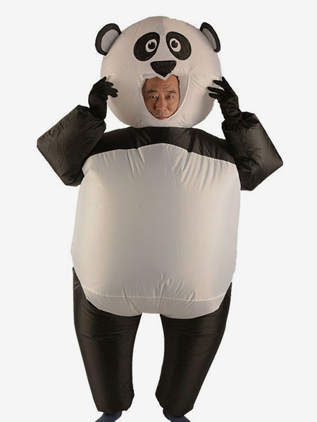 Image of Costume da carnevale Costume divertente Costume bianco unisex Mardi Gras Burlesque Poliestere Tuta Vacanze Costumi da panda