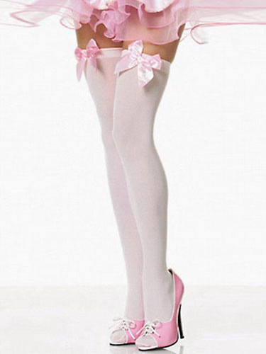 Image of Carnevale Calze da donna in Nylon Saloon ragazza rosa Cosplay Halloween