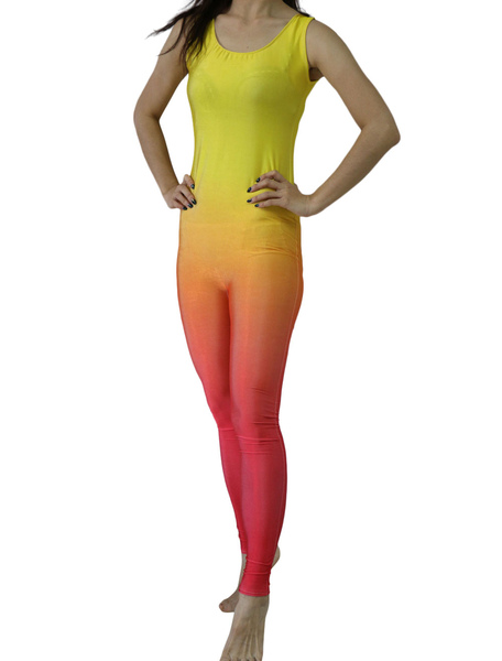 Image of Carnevale Catsuit Lycra Calzemaglia bicolore Cosplay lycra spandex per adulti cosume Costume Halloween