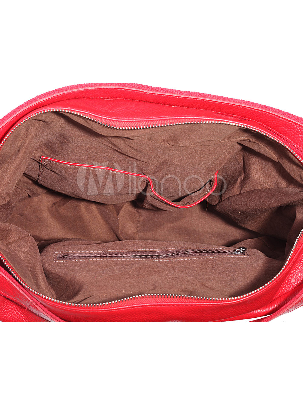 32*23*33cm luxury red cowhide womens convertible bag