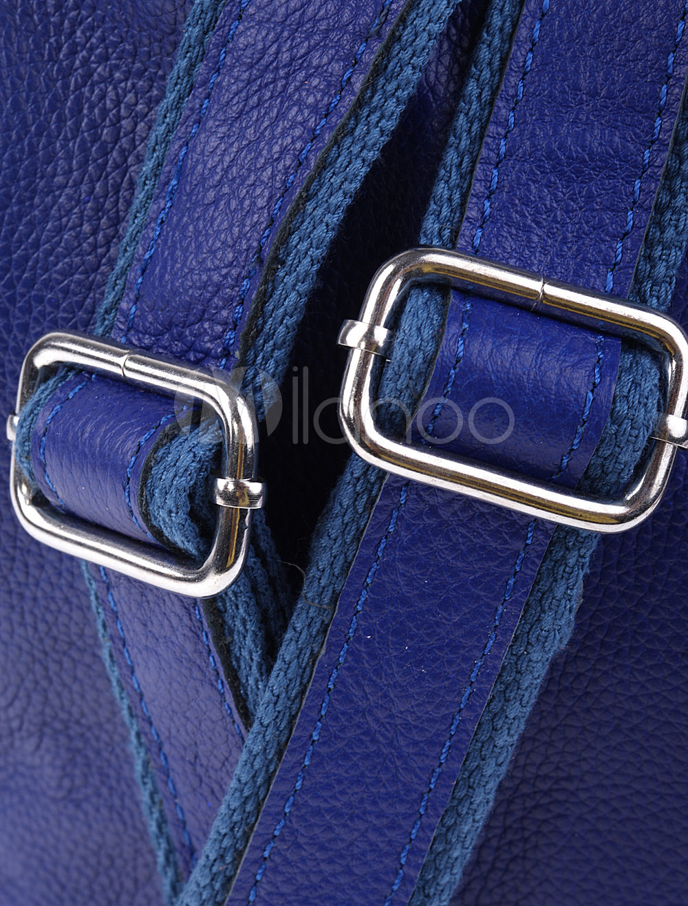 32*23*33cm beautiful blue cowhide womens convertible bag