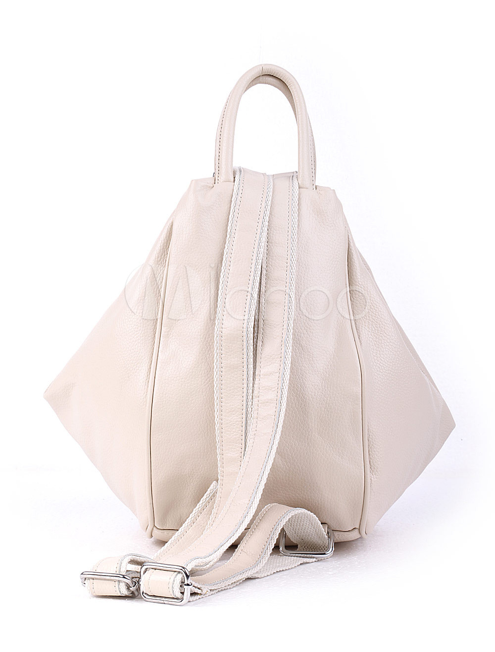 32*23*33cm elegant white cowhide womens convertible bag