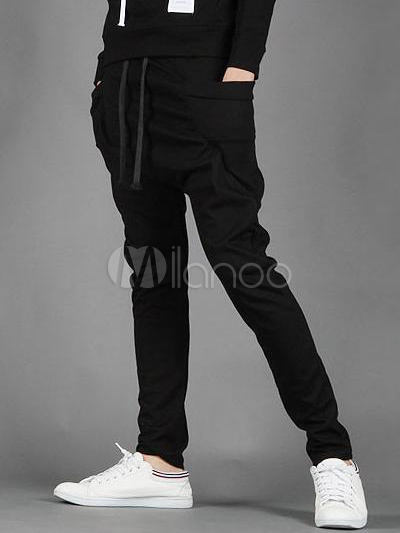Stylish-Black-Cotton-Harem-Pants-For-Men-247620-1121610.jpg