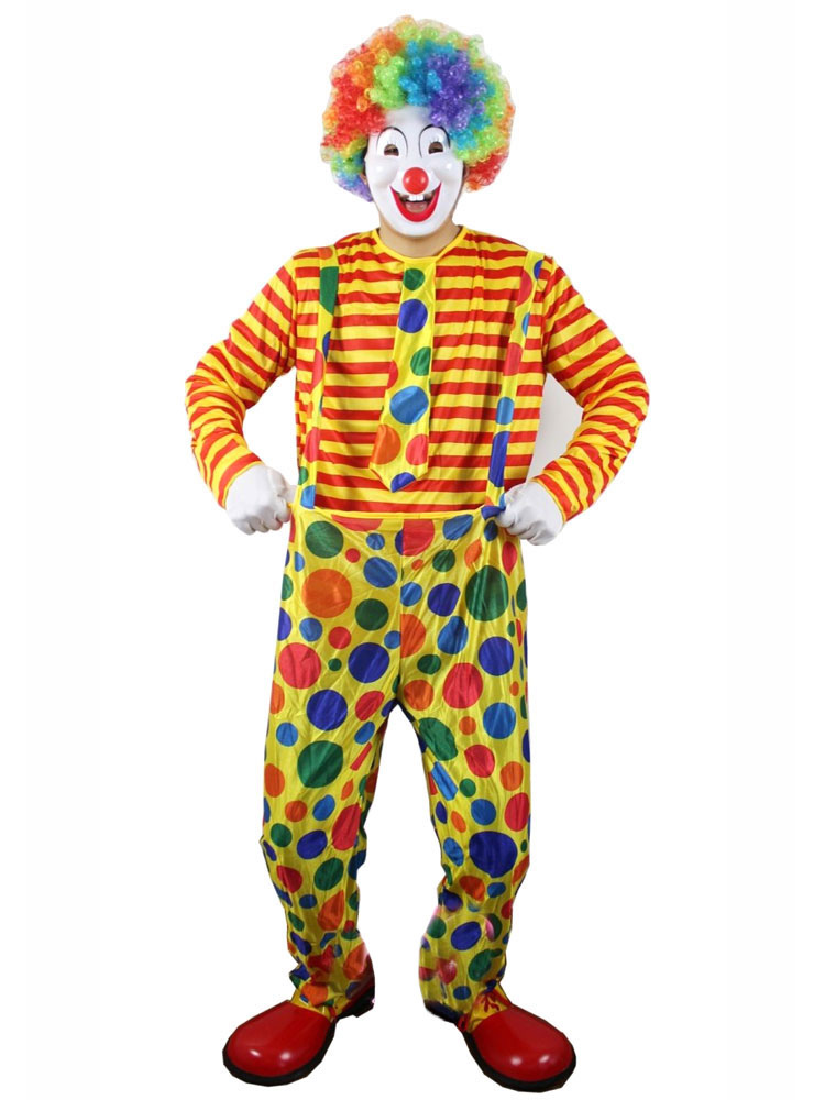 Halloween Clown Costume With Polka Dot - Milanoo.com