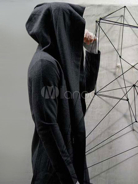 Men's Casual Hooded Jacket - Milanoo.com