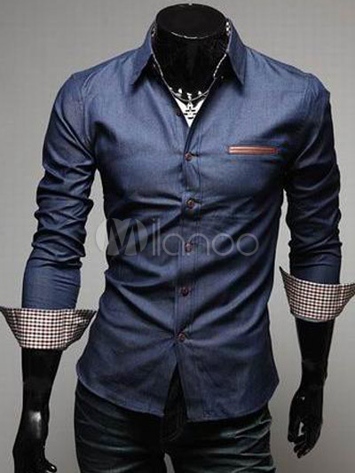 Modern Cotton Fashion Casual Shirt For Men - Milanoo.com