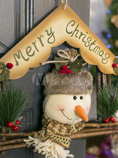 artwork hanging snowman christmas decorative figures